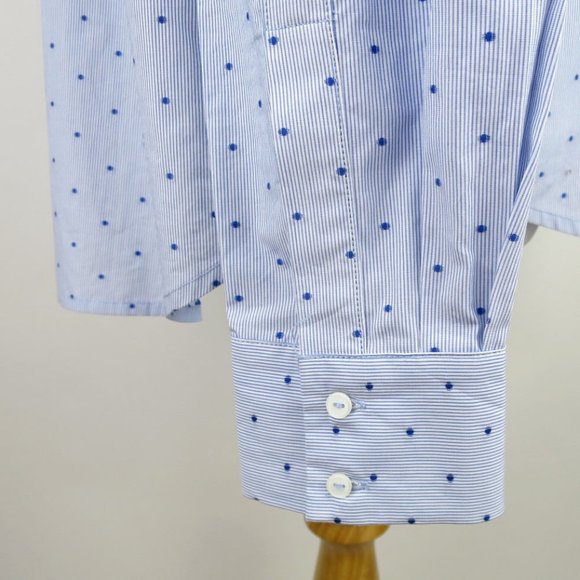 H&M Ruffled Prairie Swiss Dot Blouse Size 6 - Picture 6 of 10